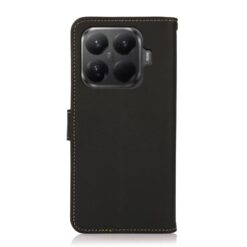 Kryty na mobil | Kožené puzdro Khazneh Business case čierne – Xiaomi 15T Pro | Kryty na mobil
