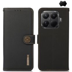Kryty na mobil | Kožené puzdro Khazneh Business case čierne – Xiaomi 15T Pro | Kryty na mobil