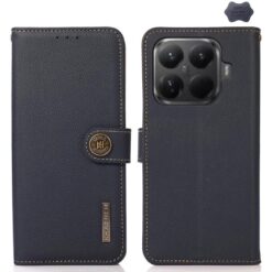 Kryty na mobil | Kožené puzdro Khazneh Business case modré – Xiaomi 15T Pro | Kryty na mobil