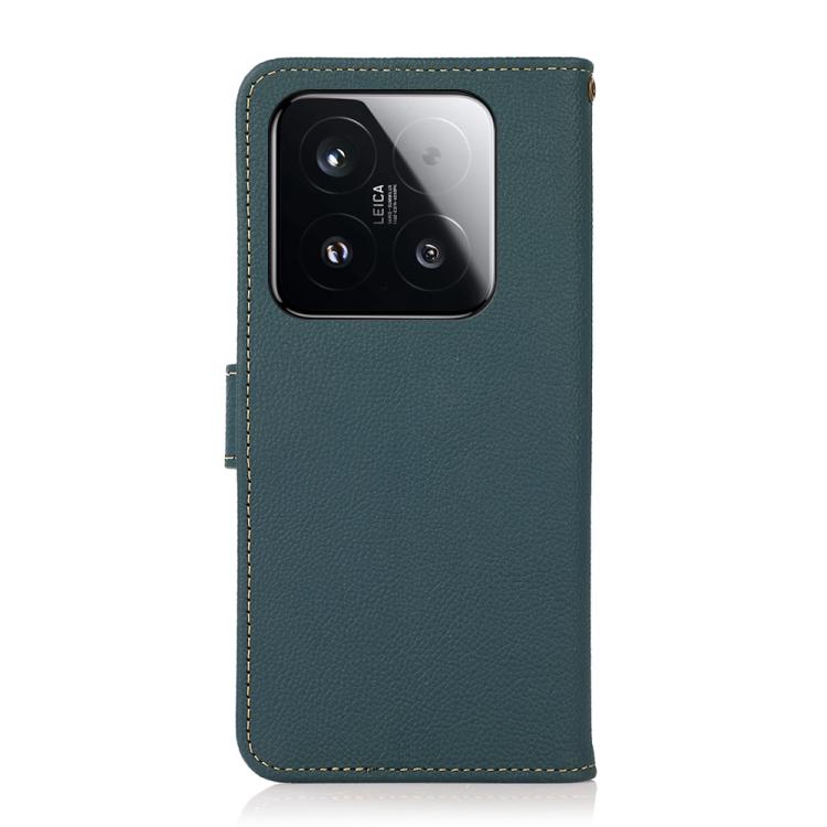Kožené puzdro Khazneh Business case zelené – Xiaomi 15T | Kryty na mobil Kryty na mobil | Kožené puzdro Khazneh Business case zelené – Xiaomi 15T | Kryty na mobil
