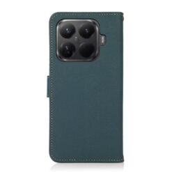 Kryty na mobil | Kožené puzdro Khazneh Business case zelené – Xiaomi 15T Pro | Kryty na mobil