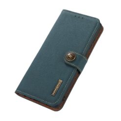 Kryty na mobil | Kožené puzdro Khazneh Business case zelené – Xiaomi 15T Pro | Kryty na mobil