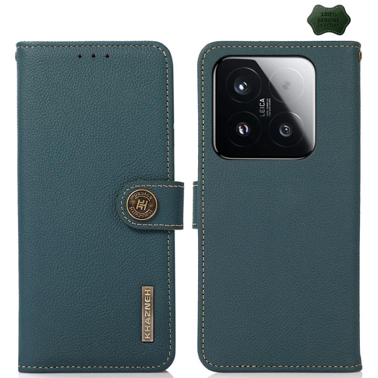 Kožené puzdro Khazneh Business case zelené – Xiaomi 15T | Kryty na mobil Kryty na mobil | Kožené puzdro Khazneh Business case zelené – Xiaomi 15T | Kryty na mobil