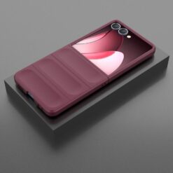 Kryty na mobil | Odolný kryt Magic Shield bordový – Samsung Galaxy Z Flip 7 | Kryty na mobil
