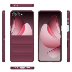 Kryty na mobil | Odolný kryt Magic Shield bordový – Samsung Galaxy Z Flip 7 | Kryty na mobil