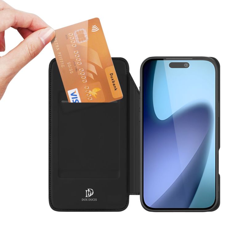 Peňaženkové puzdro Dux Ducis Skin Pro čierne – Apple iPhone Air | Kryty na mobil Kryty na mobil | Peňaženkové puzdro Dux Ducis Skin Pro čierne – Apple iPhone Air | Kryty na mobil