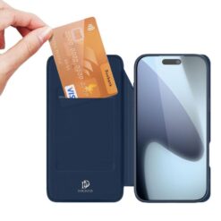 Kryty na mobil | Peňaženkové puzdro Dux Ducis Skin Pro modré – Apple iPhone 17 Pro Max / 18 Pro Max | Kryty na mobil