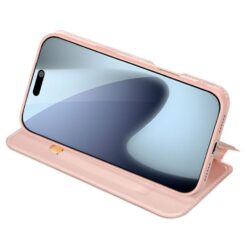 Peňaženkové puzdro Dux Ducis Skin Pro ružové – Apple iPhone 17 Pro Max / 18 Pro Max | Kryty na mobil Kryty na mobil | Peňaženkové puzdro Dux Ducis Skin Pro ružové – Apple iPhone 17 Pro Max / 18 Pro Max | Kryty na mobil