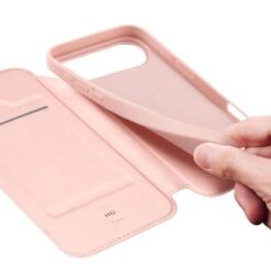 Peňaženkové puzdro Dux Ducis Skin Pro ružové – Apple iPhone Air | Kryty na mobil Kryty na mobil | Peňaženkové puzdro Dux Ducis Skin Pro ružové – Apple iPhone Air | Kryty na mobil