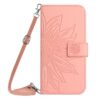 Peňaženkové puzdro Embossing Pattern Kvet tmavoružové – T Phone 3 | Kryty na mobil Kryty na mobil | Peňaženkové puzdro Embossing Pattern Kvet tmavoružové – T Phone 3 | Kryty na mobil