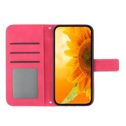 Peňaženkové puzdro Embossing Pattern Kvet tmavoružové – T Phone 3 | Kryty na mobil Kryty na mobil | Peňaženkové puzdro Embossing Pattern Kvet tmavoružové – T Phone 3 | Kryty na mobil