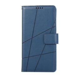 Kryty na mobil | Peňaženkové puzdro Embossing Pattern Line modré – Samsung Galaxy S25 FE | Kryty na mobil