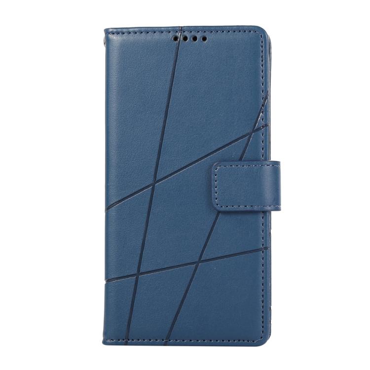 Peňaženkové puzdro Embossing Pattern Line modré – Samsung Galaxy S25 FE | Kryty na mobil Kryty na mobil | Peňaženkové puzdro Embossing Pattern Line modré – Samsung Galaxy S25 FE | Kryty na mobil