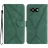 Peňaženkové puzdro Embossing Pattern Stitchy case hnedé – T Phone 3 | Kryty na mobil Kryty na mobil | Peňaženkové puzdro Embossing Pattern Stitchy case hnedé – T Phone 3 | Kryty na mobil
