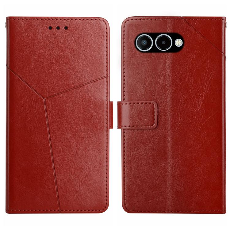 Peňaženkové puzdro Geometric Pattern case hnedé – T Phone 3 | Kryty na mobil Kryty na mobil | Peňaženkové puzdro Geometric Pattern case hnedé – T Phone 3 | Kryty na mobil