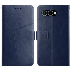 Kryty na mobil | Peňaženkové puzdro Geometric Pattern case modré – T Phone 3 | Kryty na mobil