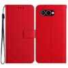 Kryty na mobil | Peňaženkové puzdro Grid case fialové – T Phone 3 | Kryty na mobil