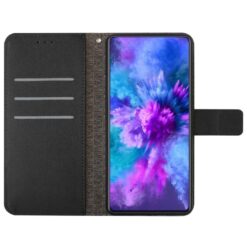 Kryty na mobil | Peňaženkové puzdro Grid case čierne – T Phone 3 | Kryty na mobil