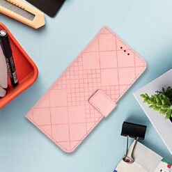 Peňaženkové puzdro Grid case ružové – T Phone 3 | Kryty na mobil Kryty na mobil | Peňaženkové puzdro Grid case ružové – T Phone 3 | Kryty na mobil
