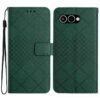 Kryty na mobil | Peňaženkové puzdro Grid case červené – T Phone 3 | Kryty na mobil