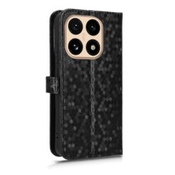 Kryty na mobil | Peňaženkové puzdro Honeycomb Dot Texture Case čierne – Xiaomi 15T | Kryty na mobil