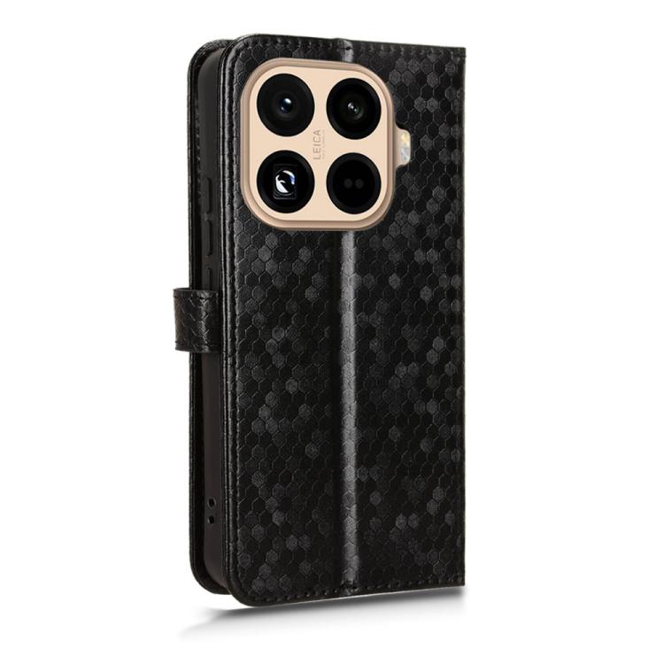Peňaženkové puzdro Honeycomb Dot Texture Case čierne – Xiaomi 15T Pro | Kryty na mobil Kryty na mobil | Peňaženkové puzdro Honeycomb Dot Texture Case čierne – Xiaomi 15T Pro | Kryty na mobil