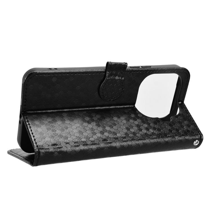 Peňaženkové puzdro Honeycomb Dot Texture Case čierne – Xiaomi 15T Pro | Kryty na mobil Kryty na mobil | Peňaženkové puzdro Honeycomb Dot Texture Case čierne – Xiaomi 15T Pro | Kryty na mobil