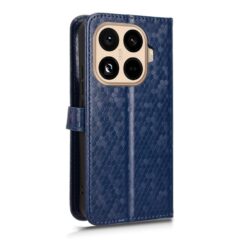 Kryty na mobil | Peňaženkové puzdro Honeycomb Dot Texture Case modré – Xiaomi 15T Pro | Kryty na mobil