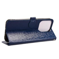 Kryty na mobil | Peňaženkové puzdro Honeycomb Dot Texture Case modré – Xiaomi Poco C85 | Kryty na mobil