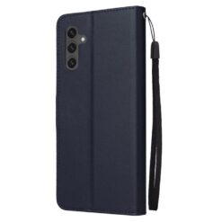 Kryty na mobil | Peňaženkové puzdro Litchi modré – Samsung Galaxy S25 FE | Kryty na mobil