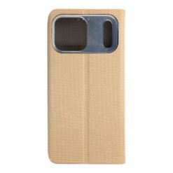 Kryty na mobil | Peňaženkové puzdro Smart Senso zlaté – Apple iPhone 17 Pro Max / 18 Pro Max | Kryty na mobil