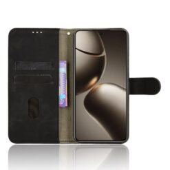 Peňaženkové puzdro Solid čierne – Xiaomi 15T | Kryty na mobil Kryty na mobil | Peňaženkové puzdro Solid čierne – Xiaomi 15T | Kryty na mobil