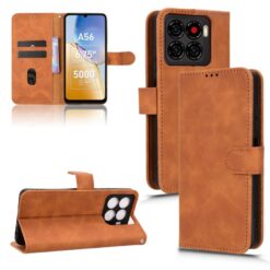 Kryty na mobil | Peňaženkové puzdro Solid hnedé – ZTE Blade A56 | Kryty na mobil