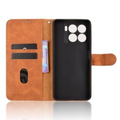 Kryty na mobil | Peňaženkové puzdro Solid hnedé – ZTE Blade A56 | Kryty na mobil