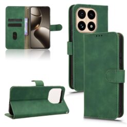 Kryty na mobil | Peňaženkové puzdro Solid zelené – Xiaomi 15T | Kryty na mobil