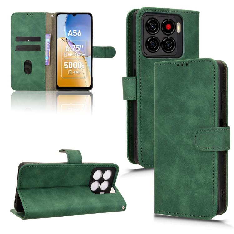 Peňaženkové puzdro Solid zelené – ZTE Blade A56 | Kryty na mobil Kryty na mobil | Peňaženkové puzdro Solid zelené – ZTE Blade A56 | Kryty na mobil