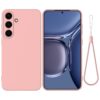 Kryty na mobil | Peňaženkové puzdro Embossing Pattern Slnečnica bledoružové – Samsung Galaxy S25 FE | Kryty na mobil