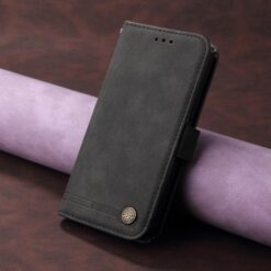 Knižkové puzdro Skin Feel case čierne – Vivo X300 Pro | Kryty na mobil Kryty na mobil | Knižkové puzdro Skin Feel case čierne – Vivo X300 Pro | Kryty na mobil