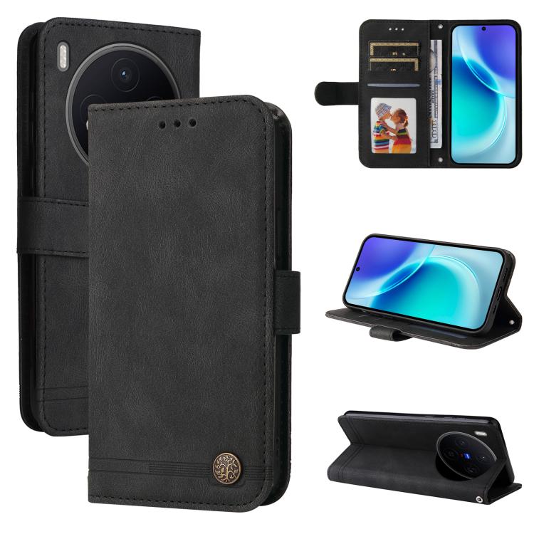 Knižkové puzdro Skin Feel case čierne – Vivo X300 | Kryty na mobil Kryty na mobil | Knižkové puzdro Skin Feel case čierne – Vivo X300 | Kryty na mobil