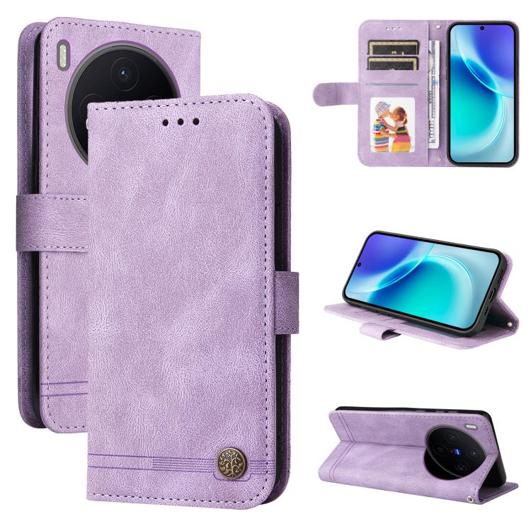 Knižkové puzdro Skin Feel case fialové – Vivo X300 | Kryty na mobil Kryty na mobil | Knižkové puzdro Skin Feel case fialové – Vivo X300 | Kryty na mobil
