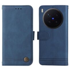 Kryty na mobil | Knižkové puzdro Skin Feel case modré – Vivo X300 Pro | Kryty na mobil
