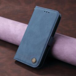Kryty na mobil | Knižkové puzdro Skin Feel case modré – Vivo X300 Pro | Kryty na mobil