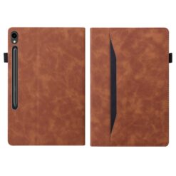 Kryty na mobil | Knižkové puzdro Slot case hnedé – Samsung Galaxy Tab S9 Ultra / S10 Ultra / S11 Ultra / S12 Ultra | Kryty na mobil