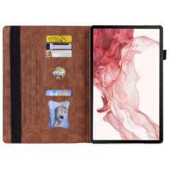 Kryty na mobil | Knižkové puzdro Slot case hnedé – Samsung Galaxy Tab S9 Ultra / S10 Ultra / S11 Ultra / S12 Ultra | Kryty na mobil