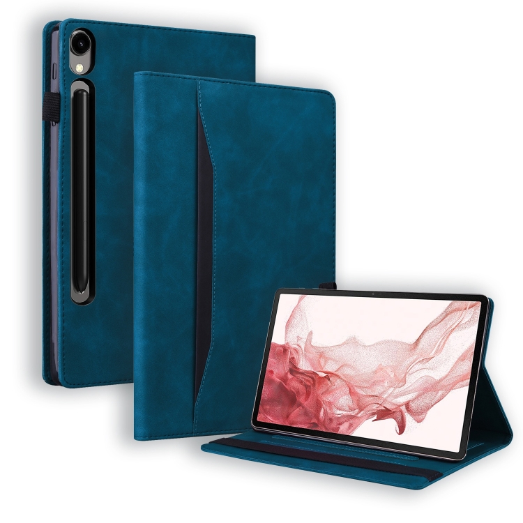 Knižkové puzdro Slot case modré – Samsung Galaxy Tab S9 Ultra / S10 Ultra / S11 Ultra / S12 Ultra | Kryty na mobil Kryty na mobil | Knižkové puzdro Slot case modré – Samsung Galaxy Tab S9 Ultra / S10 Ultra / S11 Ultra / S12 Ultra | Kryty na mobil