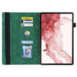 Kryty na mobil | Knižkové puzdro Slot case zelené – Samsung Galaxy Tab S9 Ultra / S10 Ultra / S11 Ultra / S12 Ultra | Kryty na mobil