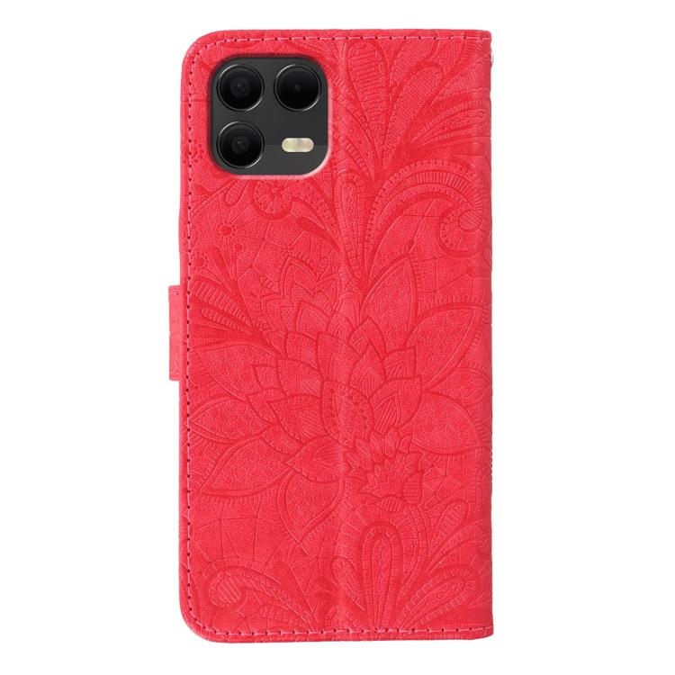 Peňaženkové puzdro Embossing Pattern Kvety červené – T Phone 3 Pro | Kryty na mobil Kryty na mobil | Peňaženkové puzdro Embossing Pattern Kvety červené – T Phone 3 Pro | Kryty na mobil
