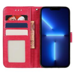 Peňaženkové puzdro Embossing Pattern Kvety červené – T Phone 3 Pro | Kryty na mobil Kryty na mobil | Peňaženkové puzdro Embossing Pattern Kvety červené – T Phone 3 Pro | Kryty na mobil