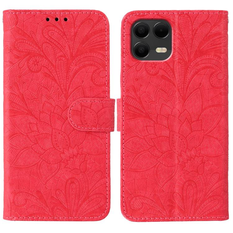 Peňaženkové puzdro Embossing Pattern Kvety červené – T Phone 3 Pro | Kryty na mobil Kryty na mobil | Peňaženkové puzdro Embossing Pattern Kvety červené – T Phone 3 Pro | Kryty na mobil