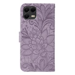 Peňaženkové puzdro Embossing Pattern Kvety fialové – T Phone 3 Pro | Kryty na mobil Kryty na mobil | Peňaženkové puzdro Embossing Pattern Kvety fialové – T Phone 3 Pro | Kryty na mobil
